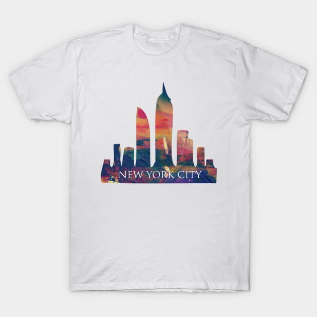 new york city new york fifth avenue wall street time square T-Shirt by BoogieCreates